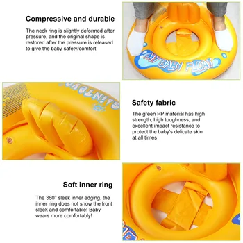 Plaukimo plūduro animacinių filmų spausdinimo raundo pripučiami plaukimo žiedas vasaros lauko paplūdimio kūdikių sėdynės PVC plaukimo žiedas naujas 2021