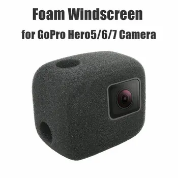 Vėjo Vėjo Putų Triukšmo Mažinimo Padengti Atveju Dėl Gopro Hero 7 6 5 Putų Windscreen2018 Juoda Kamera Sponge apsaugoti
