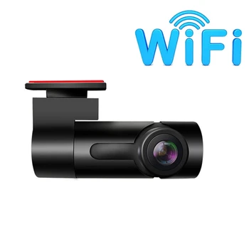 Automobilių WiFi Paslėpta Mini Vairavimo Diktofonas, Loop Įrašymo Stovėjimo Stebėti Naktinio Matymo Belaidžio Brūkšnys Cam Automobilių Carcorder