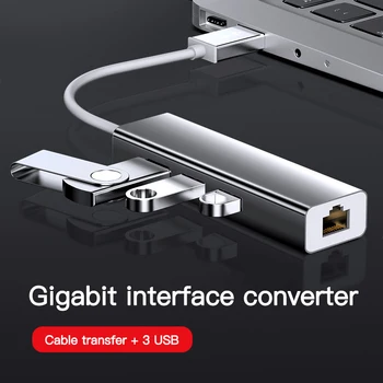 USB C Tipo Tinklo Kabelis Konverteris Tipas-C Apple 