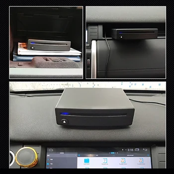 Juoda USB Sąsaja Automobilio Išorės VISUREIGIS Stereo Radijo Patiekalas Langelio CD/DVD Grotuvas Android Vidaus Dalys, Automobilių Radijas