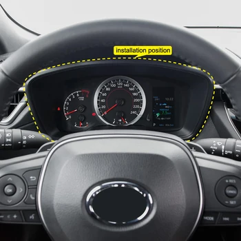 Tinka Toyota Corolla Kryžiaus XG10 2020-2021 Automobilių Reikmenys ABS Anglies Prietaisų Konsolė Prietaisų Padengti Apdaila 1pcs