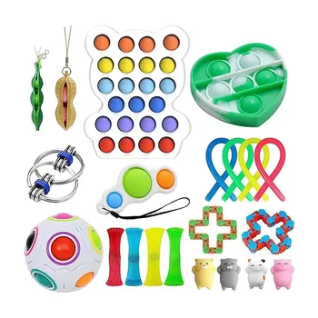 Antistress Kūrybos Fidget Žaislų Rinkinys Pigūs Jutimo Fidget Žaislų Paketas Suaugusiems, Vaikams, Plonas Jutimo Paramos Figet Žaislai