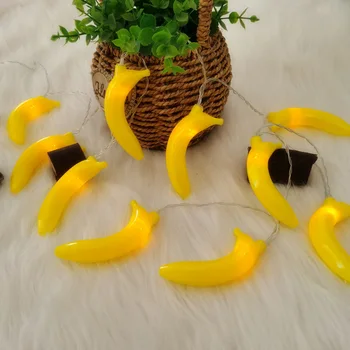Bananų LED String Žibintai Vaisių Led Šviesos Vaikas, Miegamasis Braškių Mielas Saldus Girliandą Užuolaidų Atostogų Apdailos Šalies Guirlande