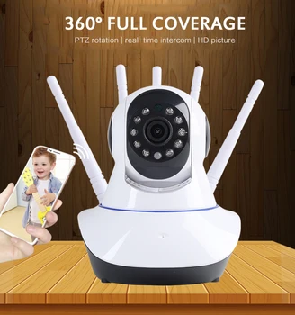 1080P IP Kamera, WIFI Bevielio ryšio Smart Home Security vaizdo Kameromis, 2-Way Audio VAIZDO Pet Kamera Kūdikio stebėjimo IR Vandeniui, Kamera