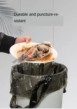 Šaltinis šiukšlių maišai buitinių nešiojamų sutirštės už prieinamą kainą virtuvės juoda liemenė tipas didelių šiukšlių kibirą, plastikiniai maišeliai