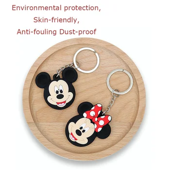 Naujas Silikoninis Mickey Mouse Airtag Turėtojas Mielas Animacinių Filmų Minnie Mouse Apsaugine Danga Atveju Oro Tag 