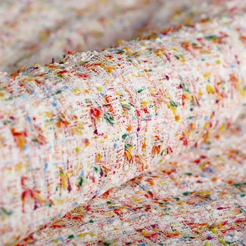 2019 m. rudenį, žiemą spalvinga minkšta tvido audinio sluoksnį sijonas tissu telas tissus stoffen tela tecido medžiaga