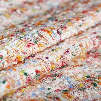 2019 m. rudenį, žiemą spalvinga minkšta tvido audinio sluoksnį sijonas tissu telas tissus stoffen tela tecido medžiaga