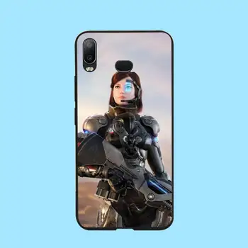 PENGHUWAN N7 Mass Effect Naujai Atvykusių Juoda mobiliojo Telefono dėklas Samsung A10 A20 A30 A40 A50 A70 A71 A51 A6 A8 2018