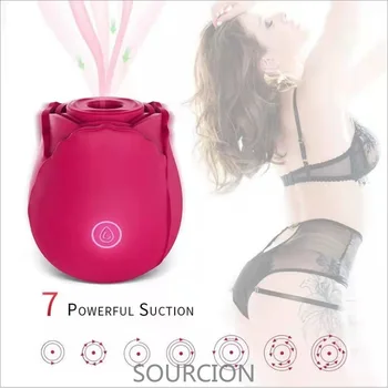 SOURCION Rose Forma Makšties Čiulpti Vibratorius Intymus Spenelių Gyvis Žodžiu Lyžis Klitorio Stimuliacija Galingas Sekso Žaislai Moterims