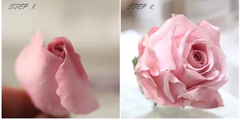 Rožių žiedlapiai veiner Cukraus įrankis Dienovidinių gėlių silikono tortas pelėsių modeliavimo guma pasta pelėsių Kepimo Įrankiai Accessoriescake topper
