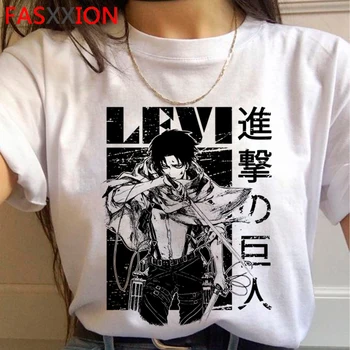 Išpuolis Titan Shingeki No Kyojin drabužiai vyrams estetinės harajuku derliaus pora drabužių japonijos t-shirt, derliaus