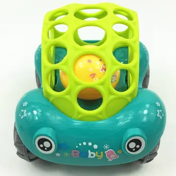 Kūdikių Barškučių Žaislas Automobilis Vertus Bell Žaislai 0 12 Mėnesių Minkšti Plastikiniai Kūdikių Teether Sugriebti Kamuolį Baby Mobili Švietimo Bamblys Žaislas