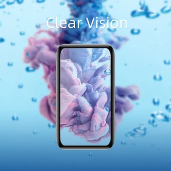 3D Minkštas Pluošto Stiklo Apsauginė Plėvelė Padengti Visą Lenktas atsparus Įbrėžimams, Dėl Huawei Juosta 6 Screen Protector Atveju