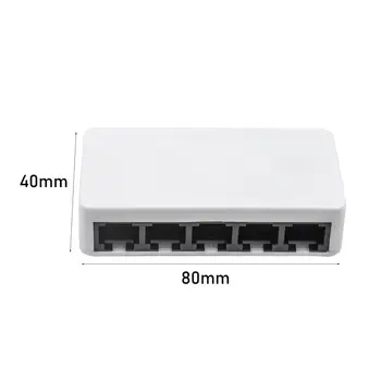 Switch TP-Link 5 Uostuose Greitai Perdavimo Greitis Darbalaukyje Dizainas Fast Ethernet komutatoriaus Nešiojamas kompiuteris