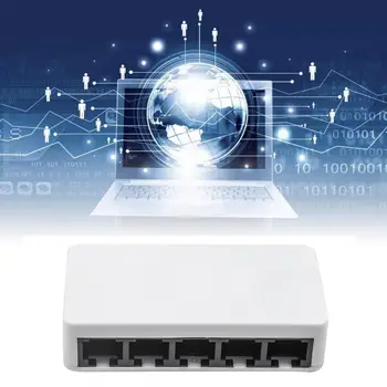 Switch TP-Link 5 Uostuose Greitai Perdavimo Greitis Darbalaukyje Dizainas Fast Ethernet komutatoriaus Nešiojamas kompiuteris