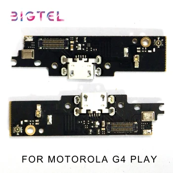 5 Vnt./Daug Originalus Bandymas Gerai, Motorola Moto G4 Žaisti USB Įkrovimo lizdas Doko Jungtis Valdybos Dalių Flex Kabelis