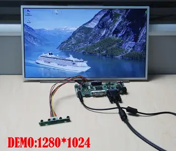 Rinkinys B156XW02 V0/LTN156AT02 M. NT68676 HDMI DVI 40pin LVDS 1366X768 Panel monitor LED LCD Valdiklio plokštės VGA Ekranas 15.6