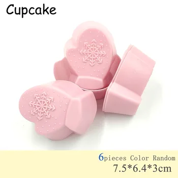 Silikoninės Keksiukų Formų Snaigės Pirštinės Non-stick Maisto kokybės silikono Kepimo Formų Skirti želė desertas saldainiai cupcake 