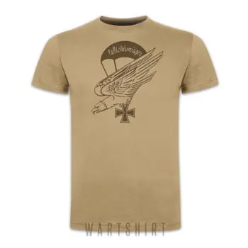 Desantininkas T-Shirt Fj Adler Kampf Um Kreta Eisern Kreuz Wk2 Wartshirt Vyrų Naujausias 2019 Paprasta Stiliaus Dizainas Vyrų T-Shirt