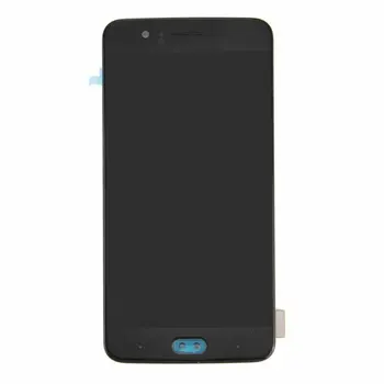 LCD Jutiklinis Ekranas skaitmeninis keitiklis komplektuojami Su Rėmo Surinkimas Su Juosta OnePlus5 Mobiliųjų Telefonų atsarginės Dalys 1+5