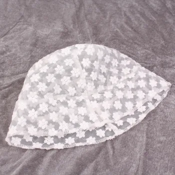 Nėriniai Žvejo Skrybėlę Moterų Tinklinio Vasaros Orui skėtį nuo saulės, Sulankstomas Kibiras Atsitiktinis Juodai Baltos Kepurės Kepurės