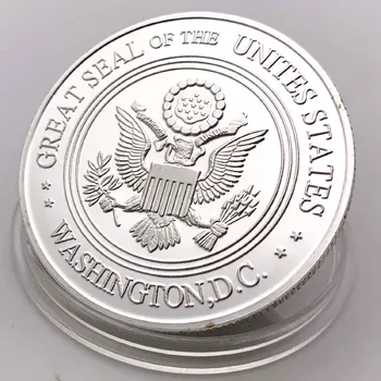 2017 Amerikos Laisvės Erelis Iššūkis Monetos Sidabro/Aukso Padengtą JAV Proginę Monetą Su Apsauga Kapsulės Dovanų Kolekcija