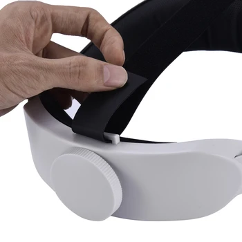 VR Ausines Galvos Dirželis Lankelis Už Oculus Quest 2 VR Šalmas Tvirtinimo Dirželis Kempinės Padas Pagalvėlė Diržas Quest2 Vr Priedai
