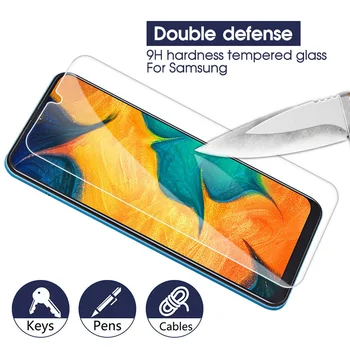 HD 9H Stiklo Screen Protector for Samsung Galaxy M10 M20 M30 M40 M10S M30S A10S A20S A30S A50S A70S Aišku, Grūdintojo Stiklo