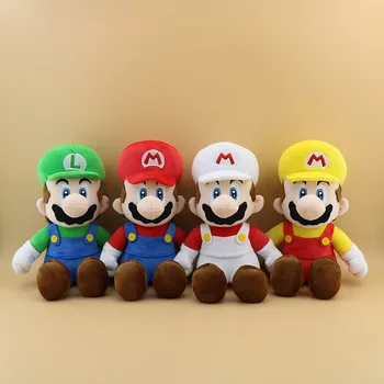 30cm Žaidimas Super Mario Bros Minkšti Pliušiniai Žaislai Spalvinga Animacinių filmų Mario Minkštos Lėlės, Pagalvėlės, Sofos Vaikams, Dovanos, Žaislai