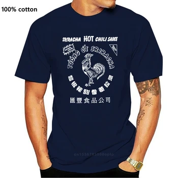 Sriracha europos sąjungos Oficialusis Hot Chili Padažas Mens Grafinis T-shirt