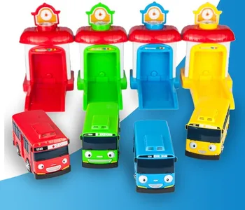 [ Juokingi ] 4pcs/set Masto modelis Priekaištauti mažai autobusų vaikų miniatiūrinių autobusų kūdikių oyuncak garažas priekaištauti autobusų, automobilių transporto priemonės vaikams, žaislai