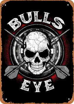 Fanzi Derliaus Išvaizdą Metalo Pasirašyti Smiginio Strėlyčių Bulls Eye 8