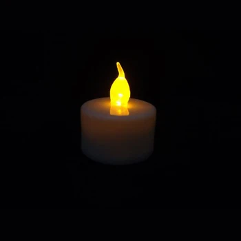 24 Mirgėjimas Žvakių Rinkinys Veikia ant Baterijų Mirga Žvakių baterijomis, Tealight Žvakės Flameless Žvakė Vestuvių Arbata Šviesos