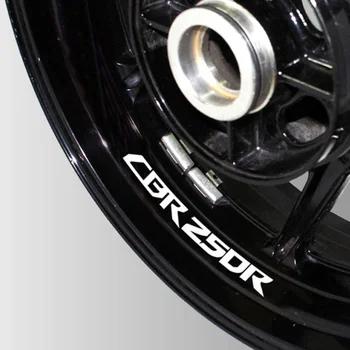Motociklo Atspindintis varantys Padangų logotipo kūrybos lipdukai ratlankio vidinį Dekoratyvinis vandeniui lipdukai Honda CBR250R cbr 250r