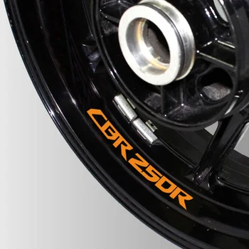 Motociklo Atspindintis varantys Padangų logotipo kūrybos lipdukai ratlankio vidinį Dekoratyvinis vandeniui lipdukai Honda CBR250R cbr 250r