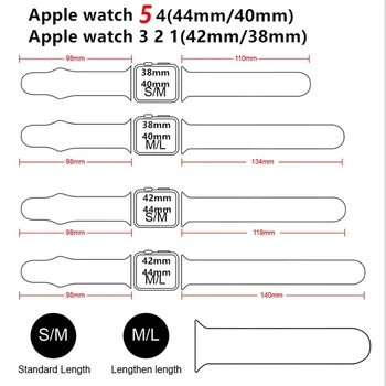 Byloje+Diržu, Apple watch band 44mm 40mm Silikoninės apyrankės apyrankės correa apple žiūrėti serija 3 4 5 6 SE 42mm 38mm dirželis 2
