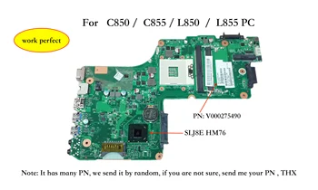 Skirtas Toshiba Satellite C850 C855 L850 L855 nešiojamas kompiuteris motininė plokštė V000275490 DK10F-6050A2541801-MB-A02