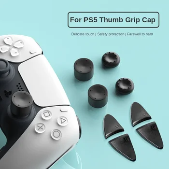 PlayStation 5 PS5 Nykščio Rankena Bžūp neslidus Rokeris Kepurės L2R2 Kreiptuką Mygtukas Apsaugos Atveju Gamepad Padengti Shell Priedai