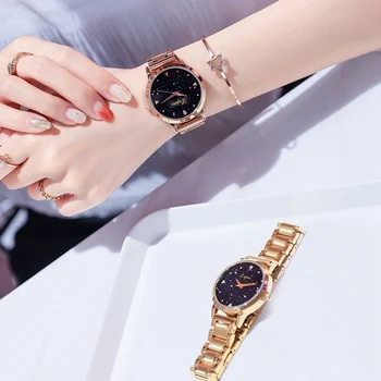 Frauen Kleid Uhren Rose Gold Edelstahl Lvpai Marke Režimas Damen Armbanduhr Kreative Quarz Uhr Gunstige Grynas Prabanga Uhren