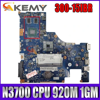 NM-A471 Plokštė LENOVO 300-15IBR Nešiojamojo kompiuterio pagrindinę plokštę Su N3700 CPU 920M 1GM vaizdo plokštė išbandyti darbas