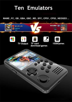 16 BITŲ Šviesą Išmaniųjų Delninių Vaizdo Žaidimas M3S Mini Nešiojamą Žaidimų Žaidėjai USB Įkrovimo Žaidimų Konsolę su 4G Žaidimai, Kortelės Vaikams