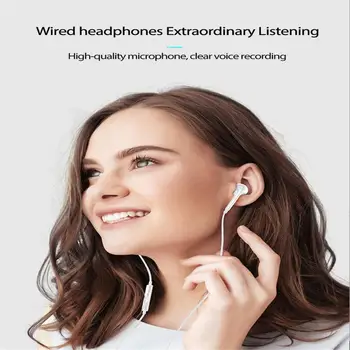 In Ear Ausines, Skirtas IPhone SE 12 11 7 8 Plius XR MAX Pro Stereo Garso Laidinis Ausinių Su Mikrofonu Laidas Kontrolė, 