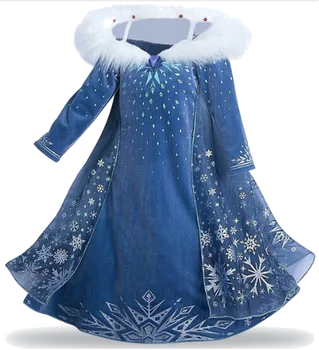 Cosplay Kostiumai, Suknelės Mergaitėms Fansty Vaikų Drabužiai Princesė Šalis Suknelė Mergaitėms Žiemos Suknelės 4-10 Metų