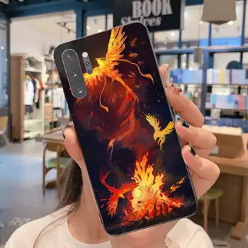 Didėjančios Gaisrų Phoenix paukščių Meno Telefono dėklas Samsung Galaxy Note20 ultra 7 8 9 10 Plius lite J7 J8 Plius 2018 Premjero M21