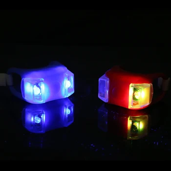 Dviračių Vandeniui Dviguba LED Varlė Uodegos Šviesos Lauko Naktį Jojimo Dviračiu Saugos Įspėjamoji Lemputė TXTB1
