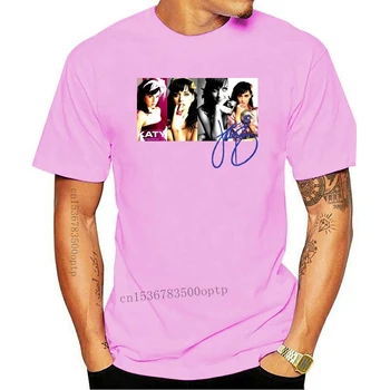 Katrina M Vaughn Katy T-Shirts Perry Parašas Medvilniniai vyriški Marškinėliai trumpomis Rankovėmis Spausdinti Marškinėliai Vasaros Atsitiktinis Viršų Tee