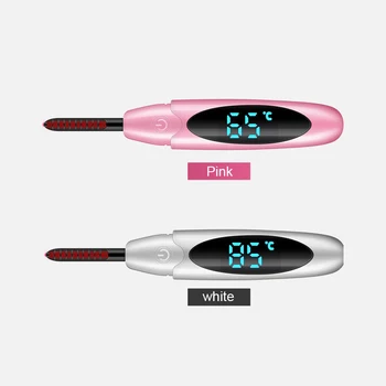 Elektra Šildomas Blakstienų Curler USB Mokestis Makiažas Rinkinys Ilgalaikis Natūralus Plaukų Blakstienų Grožio Priemonės su Skaitmeniniu Ekranu