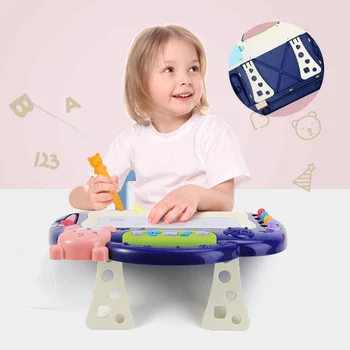 Montessori Žaislai Magnetinė Piešimo Lenta Vaikams Piešimo Lenta Mokymosi Piešti Vaikams Nuo 2 Iki 4 Metų Mergaitė Piešimo Tablet Dovana